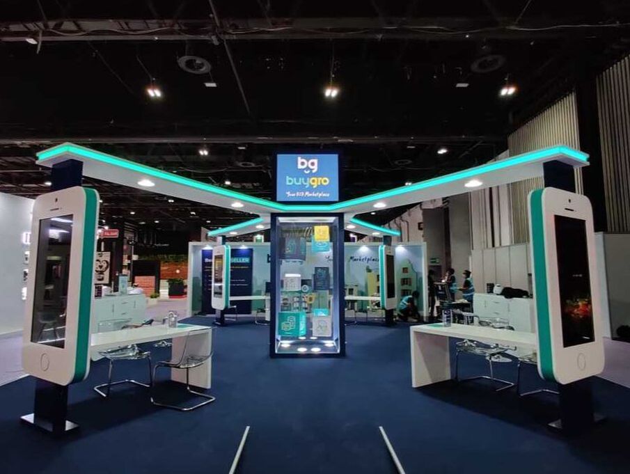 An exhibition stand in Dubai
